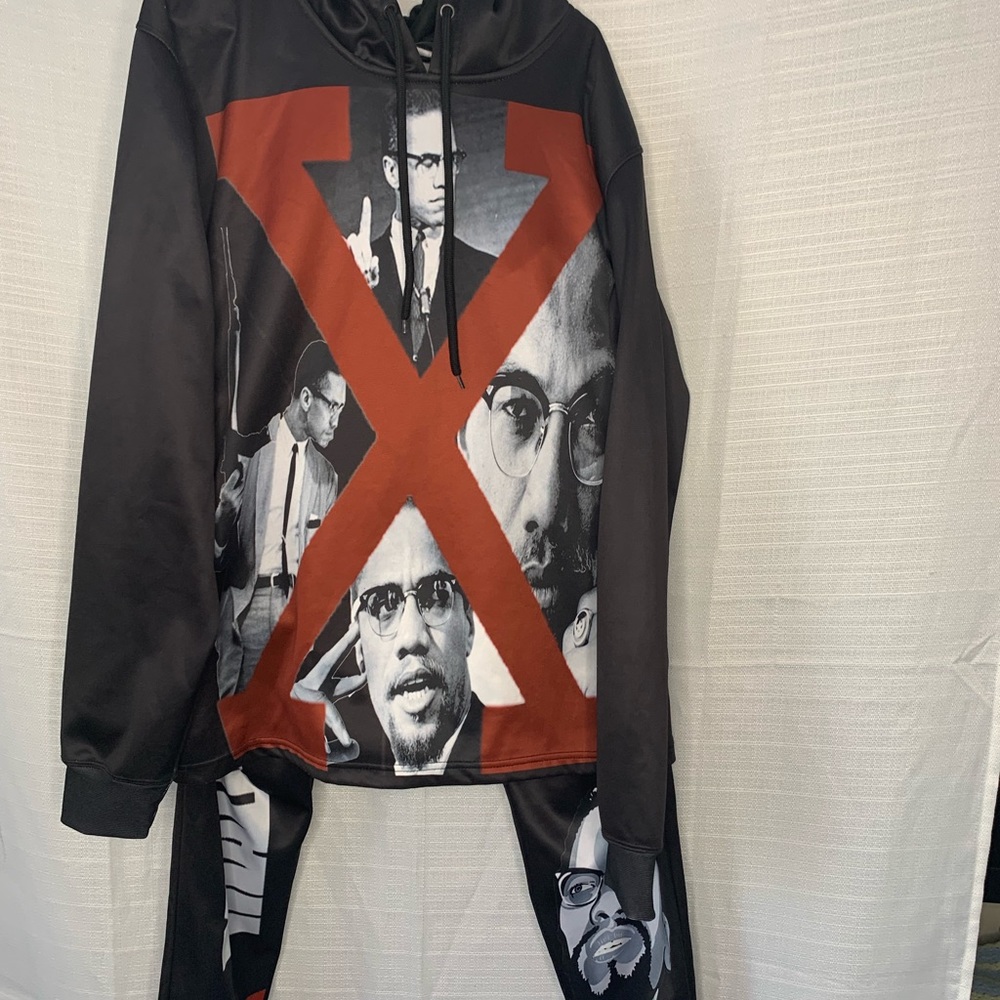 Malcom X Jogging Suit Men’s  (L) Like new made in US.